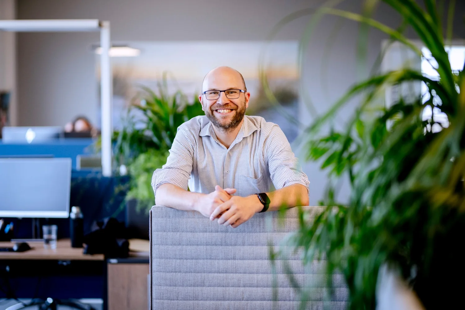 Businessportrait in natürlichem Licht